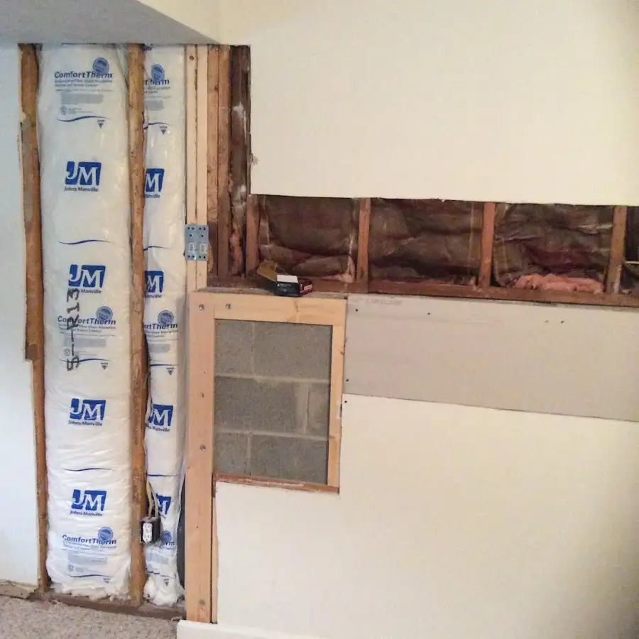 Wall insulation replacement during Structural Drying in Clarkdale